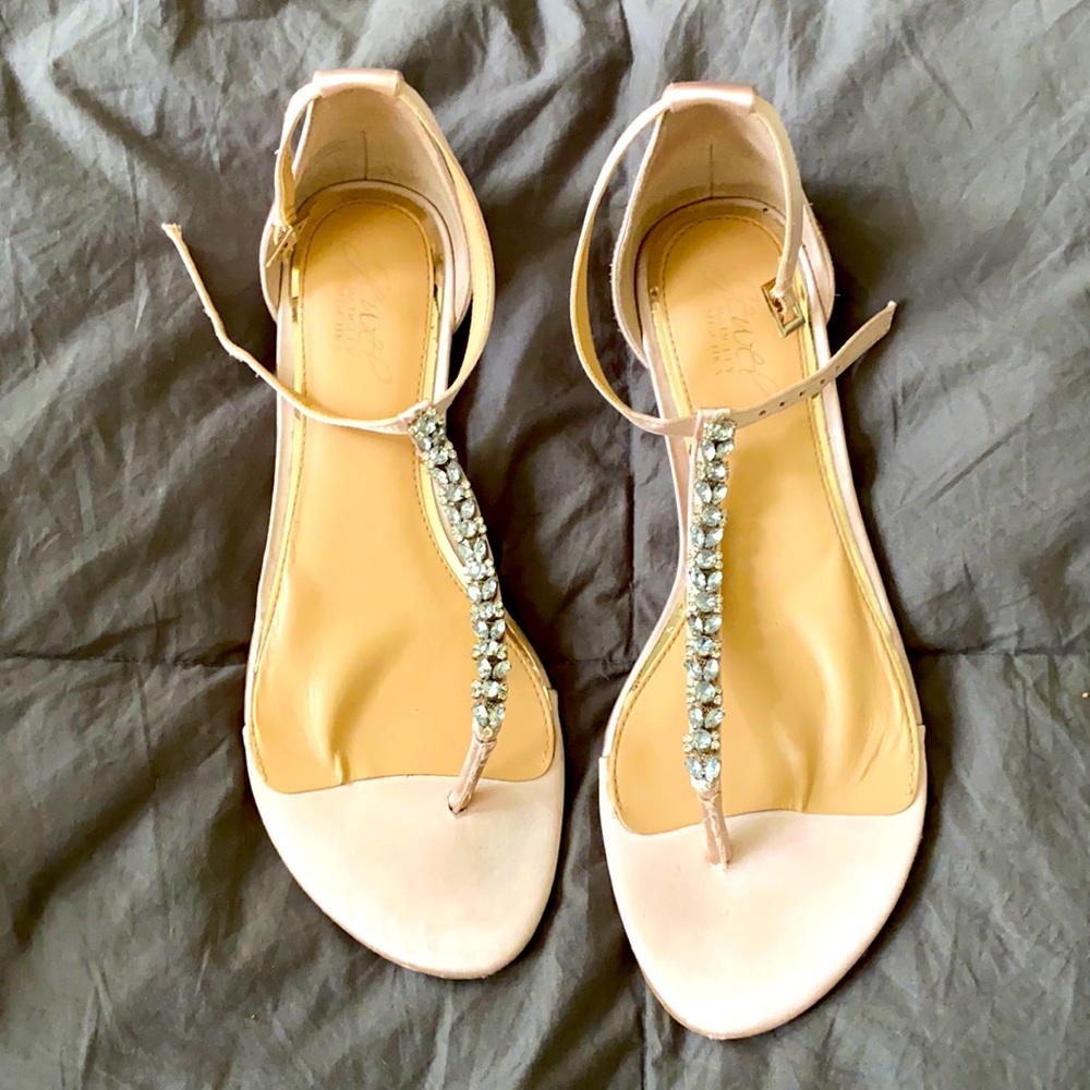 Wedding sandals, worn only once